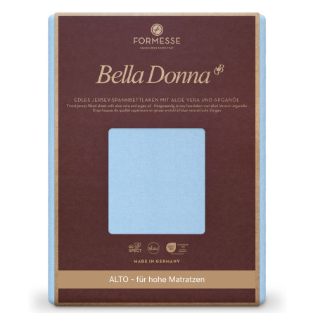 Formesse Spannbettlaken Bella Donna Jersey Alto Hellblau (0522)