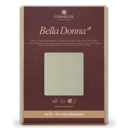 Formesse Spannbettlaken Bella Donna Jersey Alto Graugrün (0633)