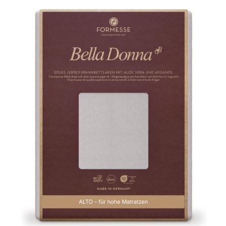 Formesse Spannbettlaken Bella Donna Jersey Alto Nebelgrau (0700)