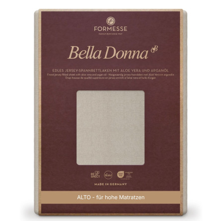 Formesse Spannbettlaken Bella Donna Jersey Alto Perlgrau (0710)