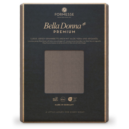 Formesse Spannbettlaken Bella Donna Premium Trüffel (0126)