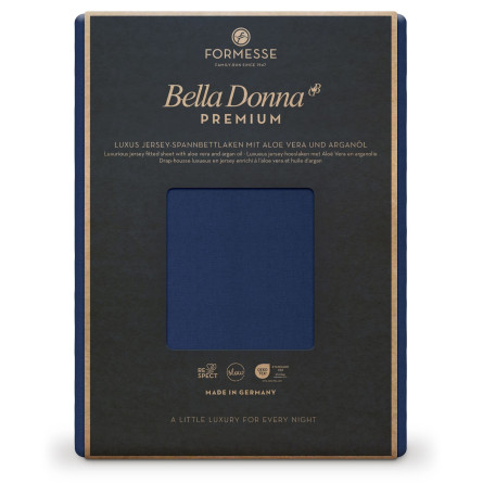 Formesse Spannbettlaken Bella Donna Premium Marine (0507)