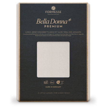 Formesse Spannbettlaken Bella Donna Premium Silber (0520)