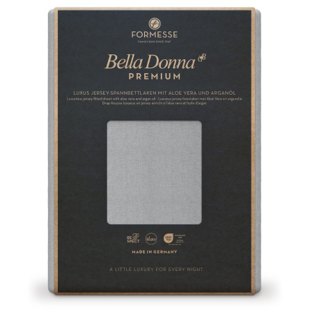 Formesse Spannbettlaken Bella Donna Premium Grau (0701)