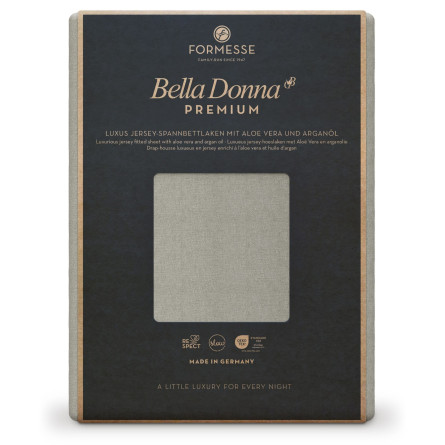 Formesse Spannbettlaken Bella Donna Premium Perlgrau (0710)