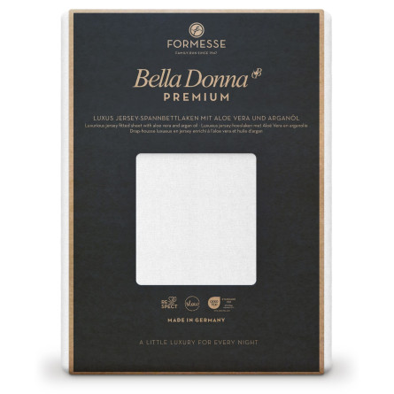 Formesse Spannbettlaken Bella Donna Premium Weiß (1000)