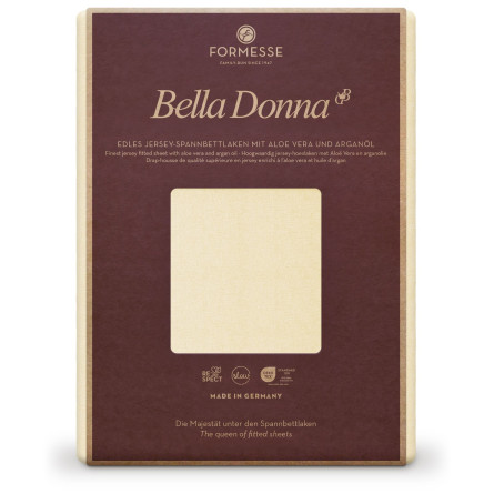 Formesse Spannbettlaken Bella Donna Jersey Natur (0111)