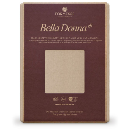 Formesse Spannbettlaken Bella Donna Jersey Champignon (0115)