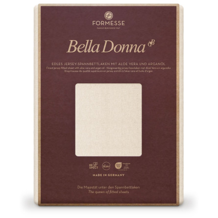Formesse Spannbettlaken Bella Donna Jersey Leinen (0119)