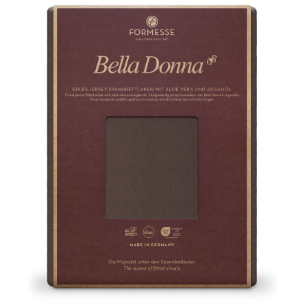 Formesse Spannbettlaken Bella Donna Jersey Mokka (0121)