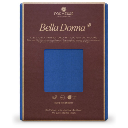Formesse Spannbettlaken Bella Donna Jersey Royalblau (0183)