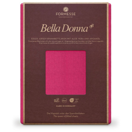 Formesse Spannbettlaken Bella Donna Jersey Magenta (0192)
