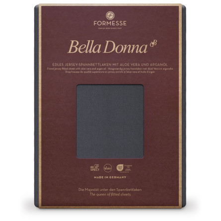 Formesse Spannbettlaken Bella Donna Jersey Anthrazit (0213)