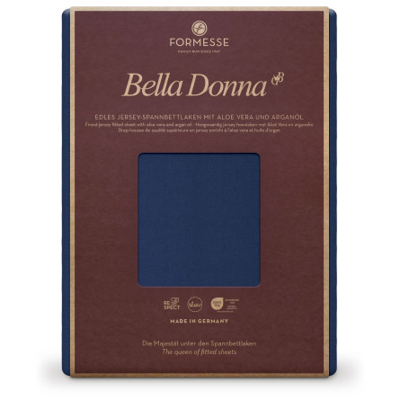 Formesse Spannbettlaken Bella Donna Jersey Marine (0507)