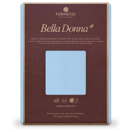 Formesse Spannbettlaken Bella Donna Jersey Hellblau (0522)