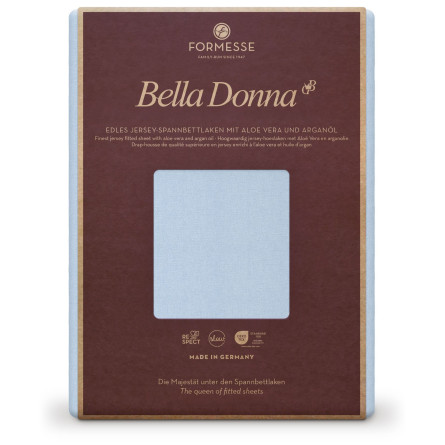  Formesse Spannbettlaken Bella Donna Jersey Himmelblau (0523)