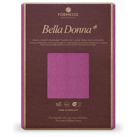 Formesse Spannbettlaken Bella Donna Jersey Fuchsia (0540)