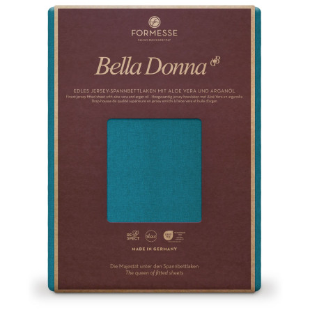  Formesse Spannbettlaken Bella Donna Jersey Petrol (0545)