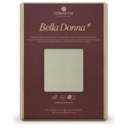 Formesse Spannbettlaken Bella Donna Jersey Graugrün (0633)