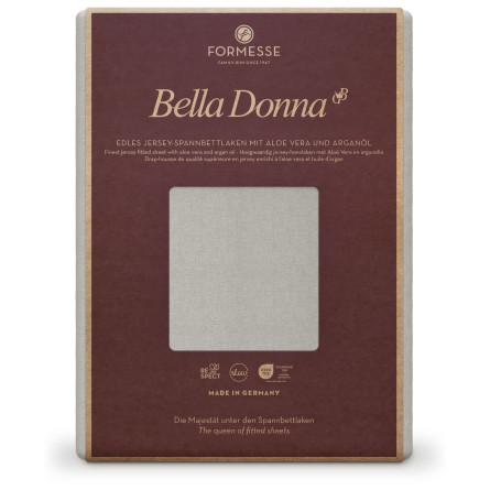  Formesse Spannbettlaken Bella Donna Jersey Grau (0701)