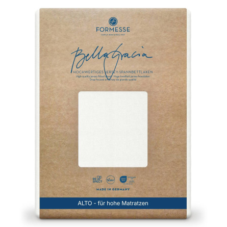 Formesse Spannbettlaken Bella Gracia Alto Wollweiß (0114)