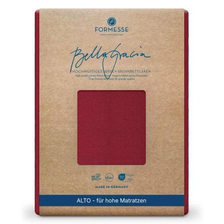 Formesse Spannbettlaken Bella Gracia Alto Carminrot (0188)