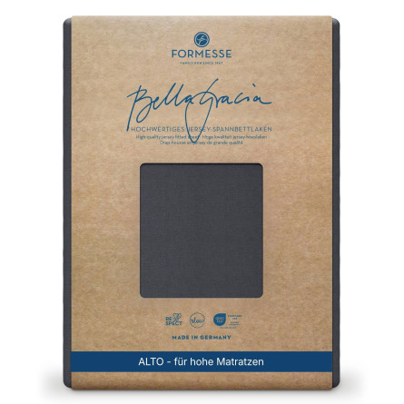 Formesse Spannbettlaken Bella Gracia Alto Anthrazit (0213) 