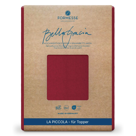 Formesse Spannbettlaken Bella Gracia La Piccola Carminrot (0188)