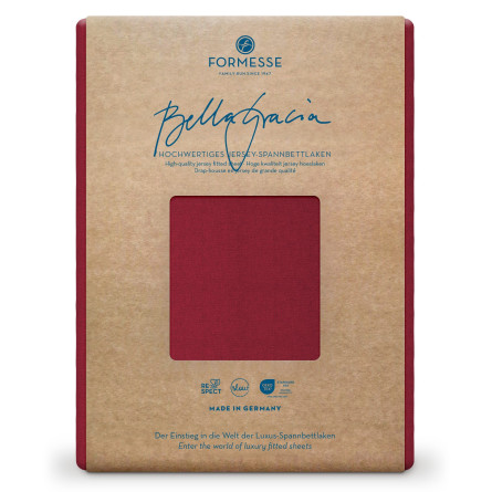 Formesse Spannbettlaken Bella Gracia Karminrot (0188)