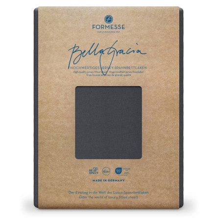 Formesse Spannbettlaken Bella Gracia Anthrazit (0213)