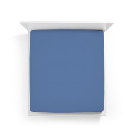 Formesse Spannbettlaken Bella Donna Jersey ALTO meeresblau (90 x 190 bis 100 x 220 cm)