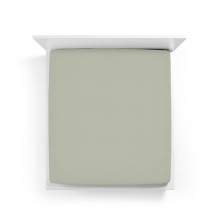 Formesse Spannbettlaken Bella Donna Jersey ALTO graugrün (120 x 200 bis 130 x 220 cm)