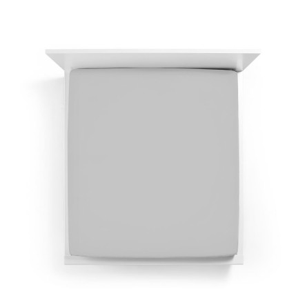 Formesse Spannbettlaken Bella Donna Jersey nebelgrau (200 x 220 bis 200 x 240 cm)
