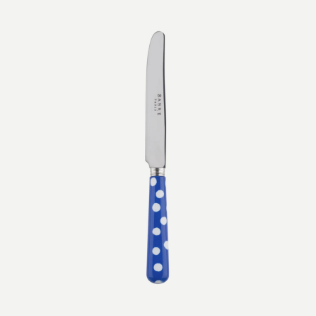 Sabre Frühstücksmesser Dots dunkelblau (L: 17 cm) EINZELSTÜCK