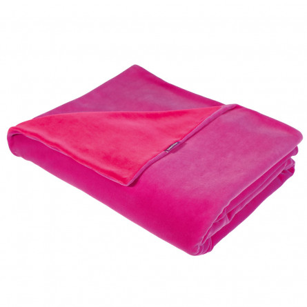 Farbenfreunde Decke Twins fuchsia-himbeer (113/022)