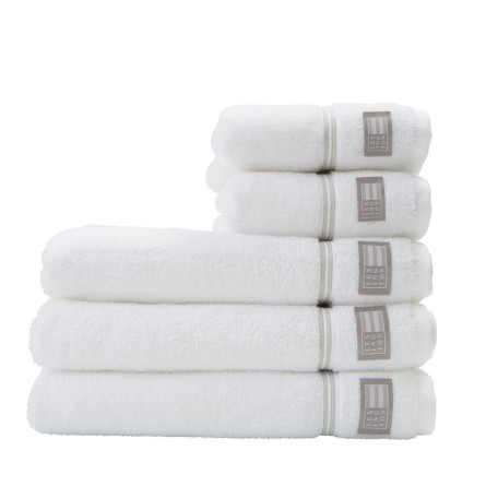 Lexington Handtuch Hotel Towel weiß/beige