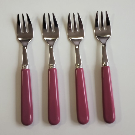 Sabre Austerngabel 4-er Set Basic dark pink (L: 16 cm)