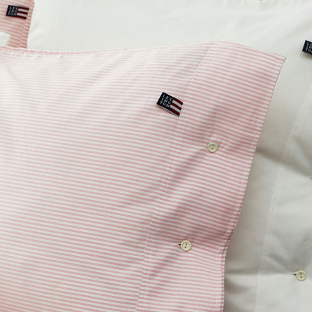 Lexington Bettwäsche Authentic Pin Point Oxford rosa / weiß