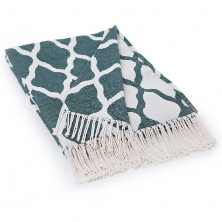 Lexington Decke Cotton Jacquard grün