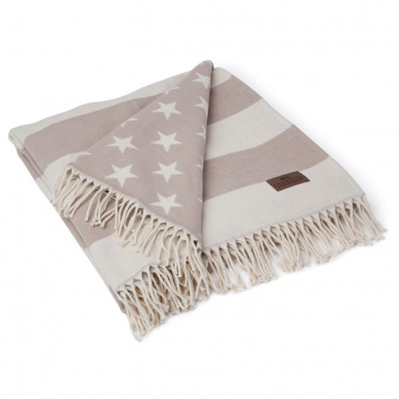Lexington Plaid Flag Throw beige