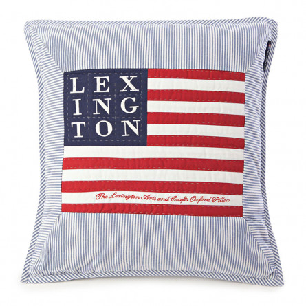 Lexington Dekokissen Arts & Crafts Logo blau