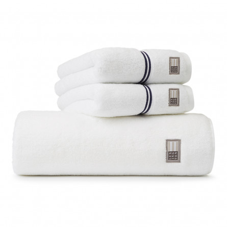 Lexington Handtuch Hotel Towel weiß/blau
