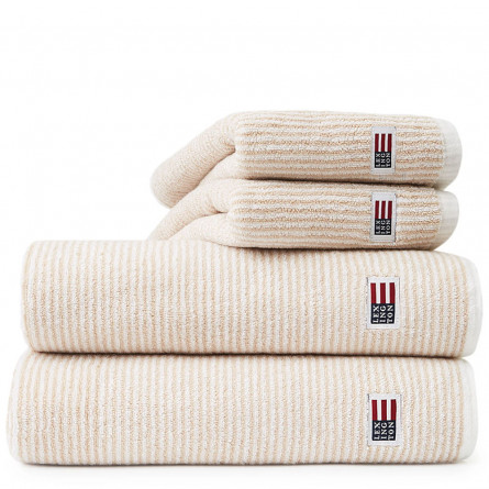 Lexington Handtuch Original Towel white/beige (4 Größen)