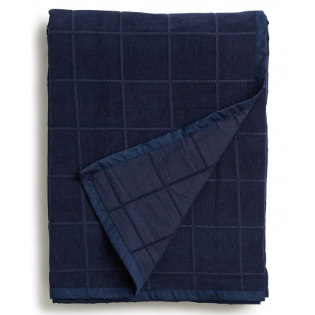 Lexington Samtdecke Velvet Bedspread Blanket dunkelblau (2 Größen)