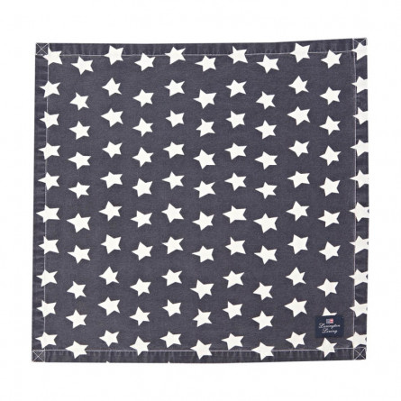Lexington Stars & Stripes Serviette blau/weiß