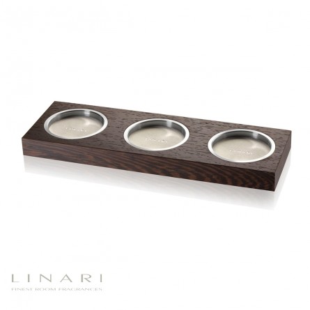 Linari dreifach Untersetzer Wenge