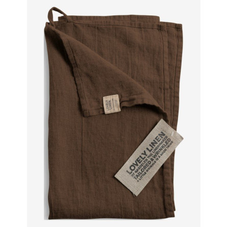 Lovely Linen Leinen Handtuchserie LOVELY chocolate