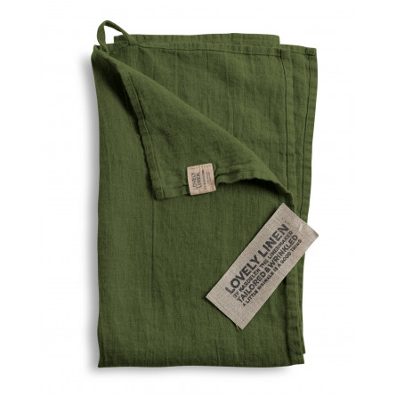 Lovely Linen Leinen Handtuch Lovely jeep green