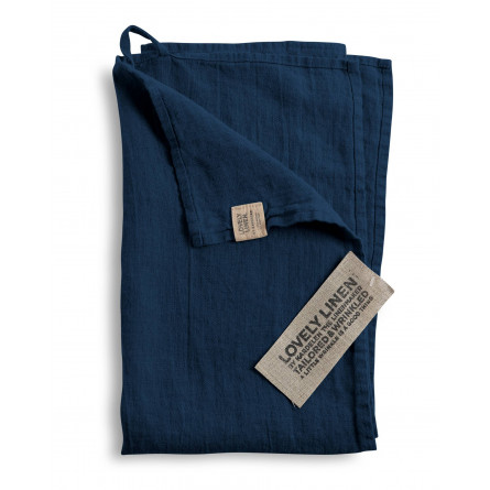 Lovely Linen Leinen Handtuch Lovely mitternachtsblau