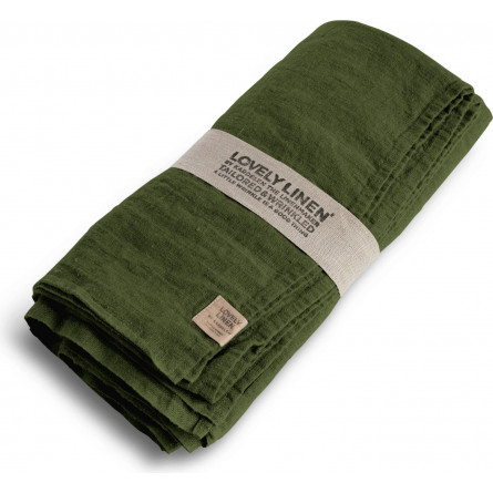 Lovely Linen Leinen Tischdecke Lovely jeep green